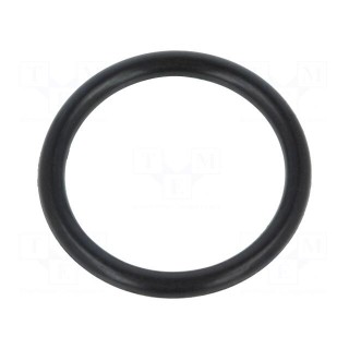 O-ring gasket | NBR rubber | Thk: 2mm | Øint: 16mm | black | -30÷100°C