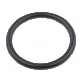O-ring gasket | NBR | Thk: 2mm | Øint: 17mm | M20 | black | -20÷100°C