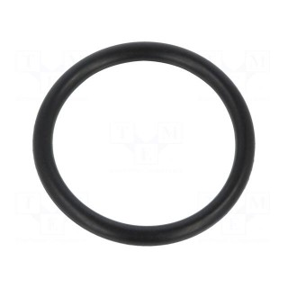 O-ring gasket | NBR rubber | Thk: 2mm | Øint: 18mm | black | -30÷100°C