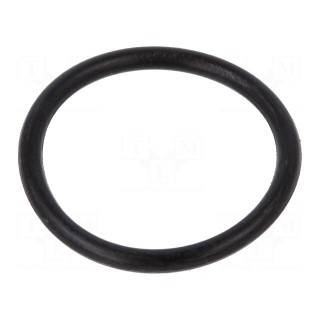 O-ring gasket | NBR rubber | Thk: 2mm | Øint: 19mm | black | -30÷100°C