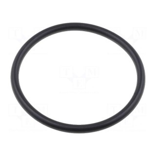 O-ring gasket | NBR rubber | Thk: 2mm | Øint: 20mm | PG16 | black