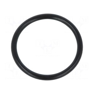O-ring gasket | NBR rubber | Thk: 2mm | Øint: 21mm | black | -30÷100°C