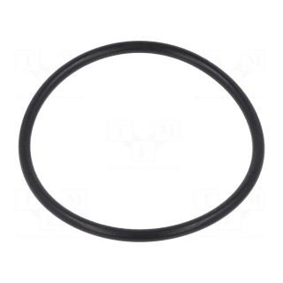 O-ring gasket | NBR rubber | Thk: 2mm | Øint: 36mm | M40 | black