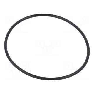 O-ring gasket | NBR rubber | Thk: 2mm | Øint: 57mm | M63 | black