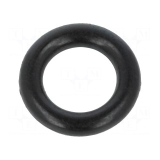 O-ring gasket | NBR rubber | Thk: 2mm | Øint: 6mm | black | -30÷100°C