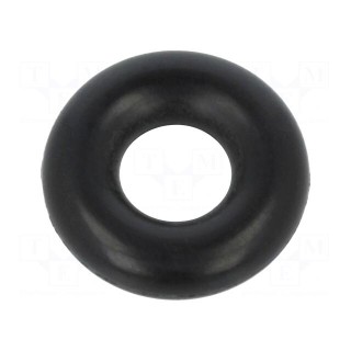 O-ring gasket | NBR rubber | Thk: 3.5mm | Øint: 5mm | black | -30÷100°C