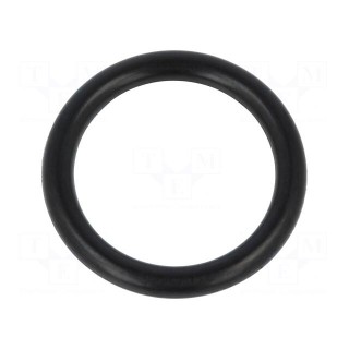 O-ring gasket | NBR rubber | Thk: 3mm | Øint: 19mm | black | -30÷100°C