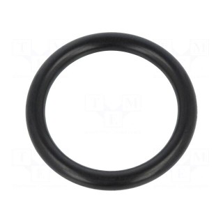 O-ring gasket | NBR rubber | Thk: 3mm | Øint: 20mm | black | -30÷100°C