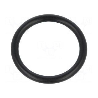 O-ring gasket | NBR | Thk: 3mm | Øint: 23mm | black | -30÷100°C