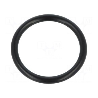 O-ring gasket | NBR | Thk: 3mm | Øint: 25mm | black | -30÷100°C