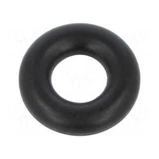 O-ring gasket | NBR rubber | Thk: 3mm | Øint: 5mm | black | -30÷100°C