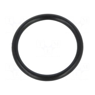 O-ring gasket | NBR rubber | Thk: 1.5mm | Øint: 14mm | black | -30÷100°C