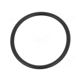 O-ring gasket | NBR rubber | Thk: 1.5mm | Øint: 20mm | black | -30÷100°C