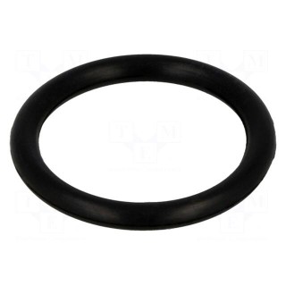 O-ring gasket | NBR rubber | Thk: 3.5mm | Øint: 25.2mm | black