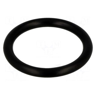 O-ring gasket | NBR rubber | Thk: 3mm | Øint: 21.3mm | black