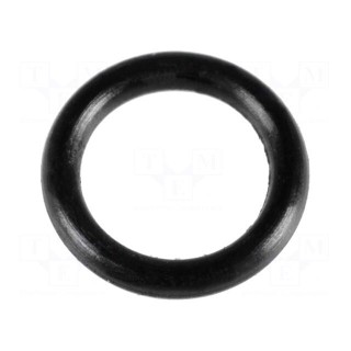 O-ring gasket | NBR rubber | Thk: 0.6mm | Øint: 2.75mm | black