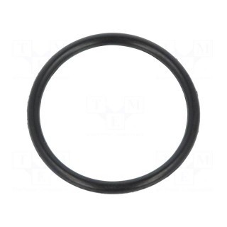 O-ring gasket | NBR rubber | Thk: 1.5mm | Øint: 17mm | black | -30÷100°C