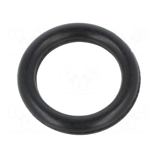O-ring gasket | NBR rubber | Thk: 1.5mm | Øint: 7mm | black | -30÷100°C