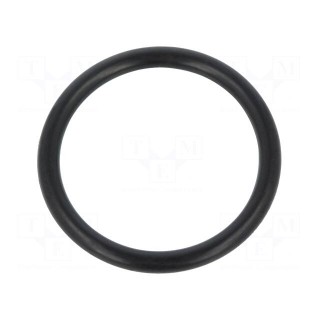 O-ring gasket | NBR rubber | Thk: 2.5mm | Øint: 22mm | black | -30÷100°C