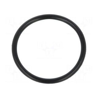 O-ring gasket | NBR rubber | Thk: 2mm | Øint: 24mm | black | -30÷100°C