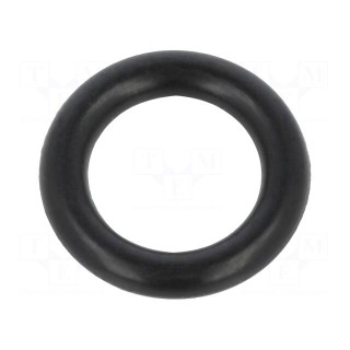 O-ring gasket | NBR rubber | Thk: 2mm | Øint: 7mm | black | -30÷100°C
