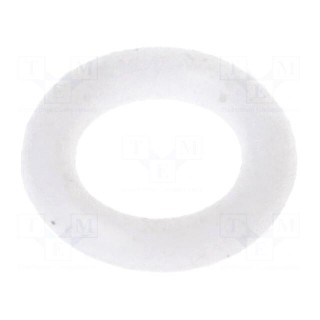 O-ring gasket | silicone | Thk: 1mm | Øint: 3mm | white | -60÷160°C