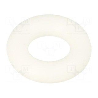 O-ring gasket | silicone | Thk: 2mm | Øint: 4mm | white | -60÷160°C