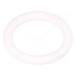 O-ring gasket | silicone | Thk: 4mm | Øint: 22mm | white | -60÷160°C