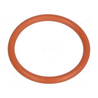 O-ring gasket | VMQ | Thk: 1.8mm | Øint: 17mm | PG13,5 | red | -60÷250°C