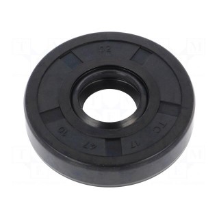 Oil seal | NBR | Thk: 10mm | -40÷100°C | Shore hardness: 70 | Øhole: 47mm