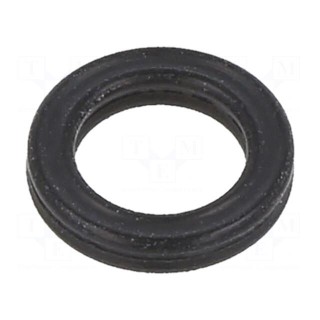 X-ring washer | NBR rubber | Thk: 1.78mm | Øint: 6.07mm | -40÷100°C