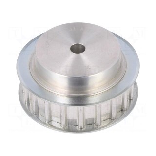 Belt pulley | AT10 | W: 16mm | whell width: 31mm | Ø: 61.8mm | aluminium