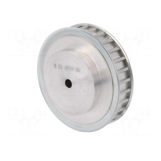 Belt pulley | AT10 | W: 16mm | whell width: 31mm | Ø: 93.65mm | aluminium
