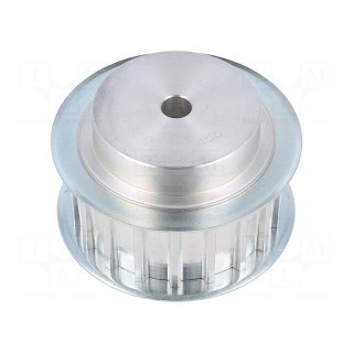 Belt pulley | AT10 | W: 25mm | whell width: 40mm | Ø: 58.6mm | aluminium