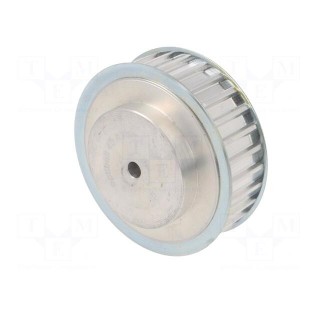 Belt pulley | AT10 | W: 25mm | whell width: 40mm | Ø: 93.65mm | aluminium