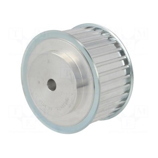 Belt pulley | AT10 | W: 50mm | whell width: 66mm | Ø: 100mm | aluminium