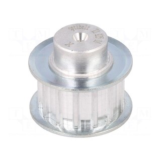 Belt pulley | AT5 | W: 10mm | whell width: 21mm | Ø: 21.05mm | aluminium