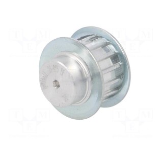 Belt pulley | AT5 | W: 10mm | whell width: 21mm | Ø: 22.65mm | aluminium