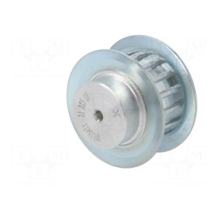 Belt pulley | AT5 | W: 10mm | whell width: 21mm | Ø: 24.2mm | aluminium