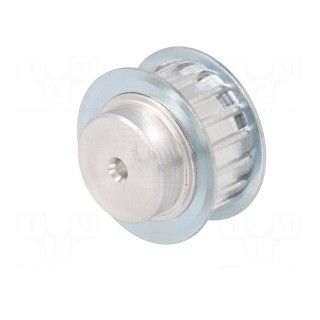Belt pulley | AT5 | W: 10mm | whell width: 21mm | Ø: 27.4mm | aluminium