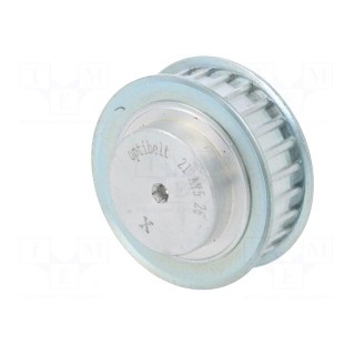 Belt pulley | AT5 | W: 10mm | whell width: 21mm | Ø: 40.2mm | aluminium