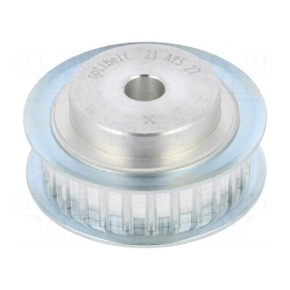 Belt pulley | AT5 | W: 10mm | whell width: 21mm | Ø: 41.8mm | aluminium