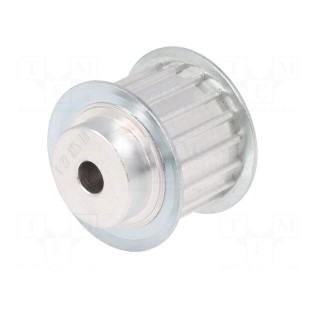 Belt pulley | AT5 | W: 16mm | whell width: 27mm | Ø: 27.4mm | aluminium