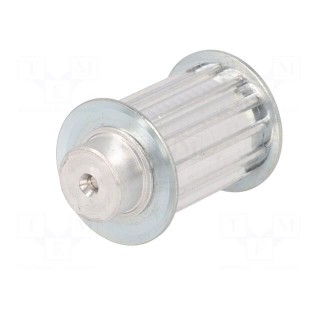 Belt pulley | AT5 | W: 25mm | whell width: 36mm | Ø: 21.05mm | aluminium