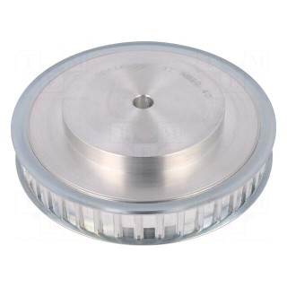 Belt pulley | T10 | W: 16mm | whell width: 31mm | Ø: 125.45mm | aluminium