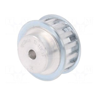 Belt pulley | T10 | W: 16mm | whell width: 31mm | Ø: 45.9mm | aluminium