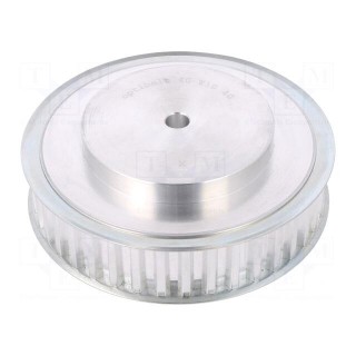 Belt pulley | T10 | W: 25mm | whell width: 40mm | Ø: 125.45mm | aluminium
