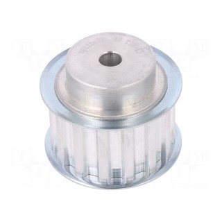 Belt pulley | T10 | W: 25mm | whell width: 40mm | Ø: 45.9mm | aluminium