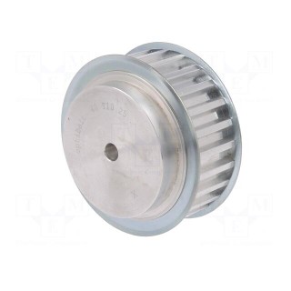 Belt pulley | T10 | W: 25mm | whell width: 40mm | Ø: 77.75mm | aluminium