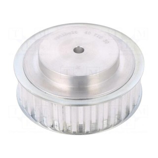 Belt pulley | T10 | W: 25mm | whell width: 40mm | Ø: 93.65mm | aluminium